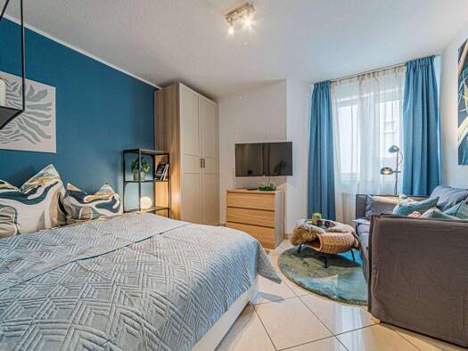 Wohnung zur Miete Wohnen auf Zeit 1.100 € 1 Zimmer 21 m² frei ab 01.01.2026 Bockenheim Frankfurt am Main 60486