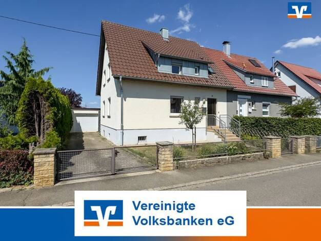 Doppelhaushälfte zum Kauf 398.000 € 5,5 Zimmer 91 m² 473 m² Grundstück Oferdingen Reutlingen 72768