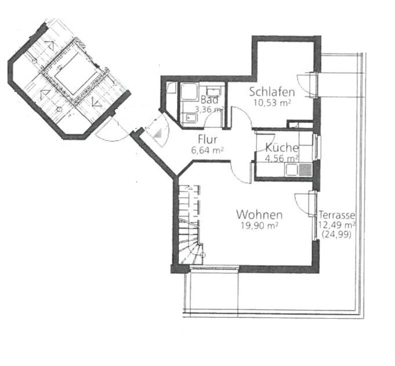 Maisonette zur Miete 610 € 2 Zimmer 75,8 m²<br/>Wohnfläche 4.<br/>Geschoss 01.04.2025<br/>Verfügbarkeit Große Diesdorfer Straße 46 Pestalozzistraße Magdeburg 39110