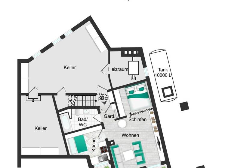 Doppelhaushälfte zum Kauf 675.000 € 6 Zimmer 250 m² 498 m² Grundstück Rot Sankt Leon-Rot 68789