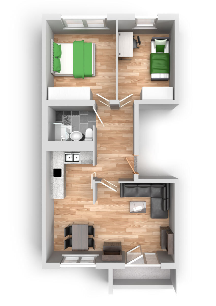 Wohnung zur Miete 325 € 3 Zimmer 57,9 m²<br/>Wohnfläche 2.<br/>Geschoss 01.05.2025<br/>Verfügbarkeit Guldenstraße 23 Silberhöhe Halle 06132