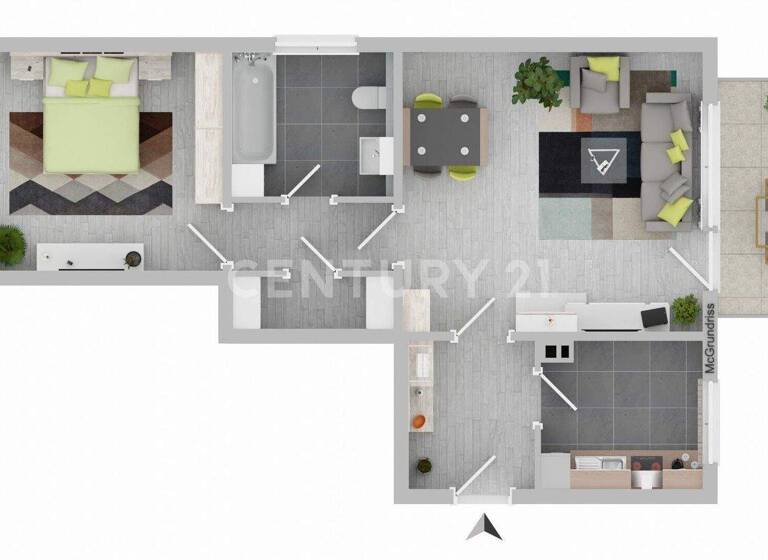 Wohnung zum Kauf 269.000 € 2 Zimmer 67 m² EG Mecklenbeck Münster 48163