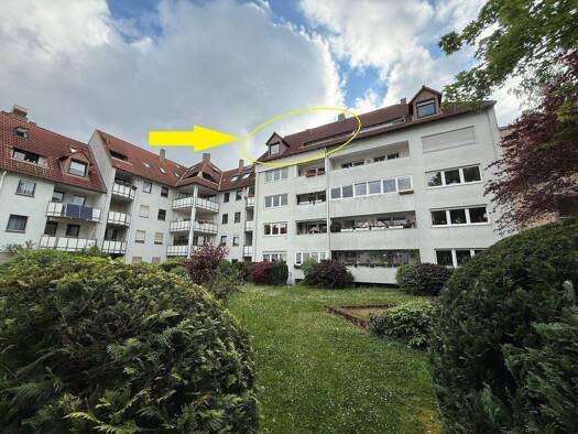 Wohnung zum Kauf 296.250 € 3 Zimmer 79 m² 4. Geschoss frei ab sofort Hartmannstraße 55 Innenstadt Erlangen 91052