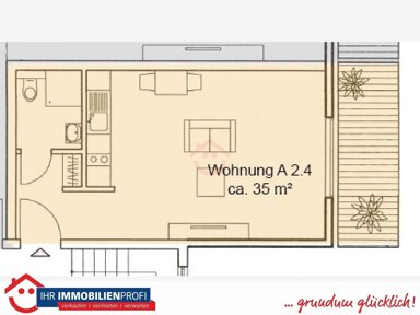 Apartment zur Miete 500 € 1 Zimmer 35 m² 1. Geschoss Kleinlinden Gießen 35398