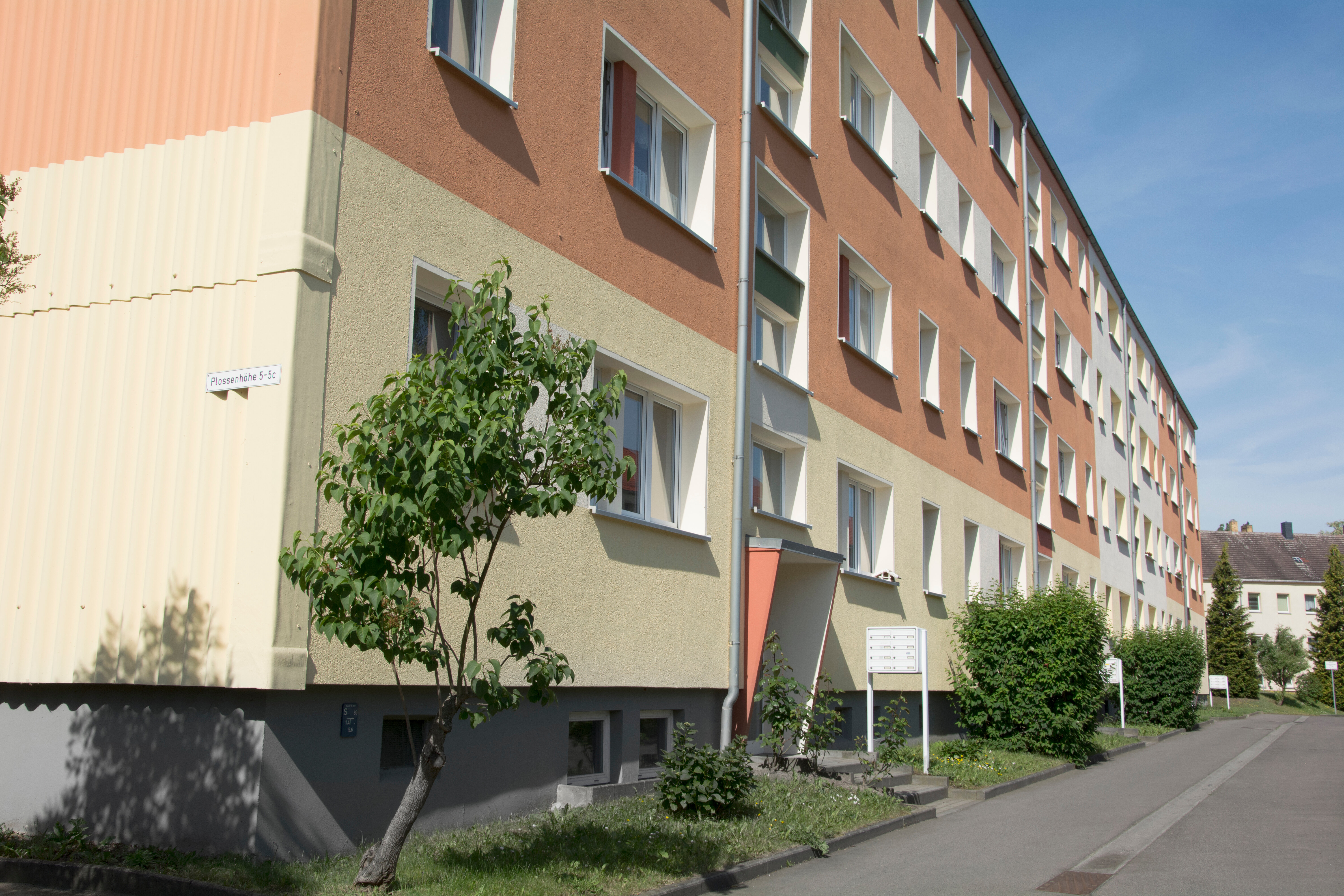 Wohnung zur Miete 377 € 3 Zimmer 58 m²<br/>Wohnfläche EG<br/>Geschoss ab sofort<br/>Verfügbarkeit Plossenhöhe 5 c Meißen Meißen 01662