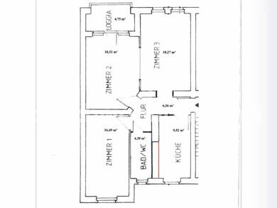 Wohnung zur Miete Tauschwohnung 1.100 € 3 Zimmer 75 m² EG Potsdam 14482
