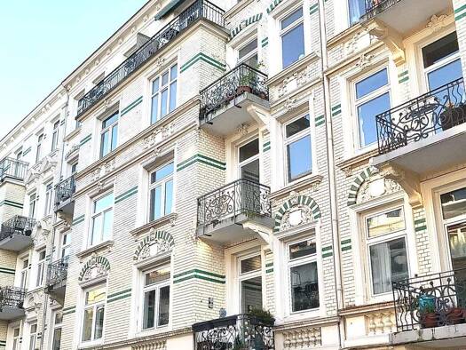 Terrassenwohnung zum Kauf 398.000 € 2 Zimmer 53 m² frei ab sofort Contastraße 9 Hoheluft-West Hamburg 20253