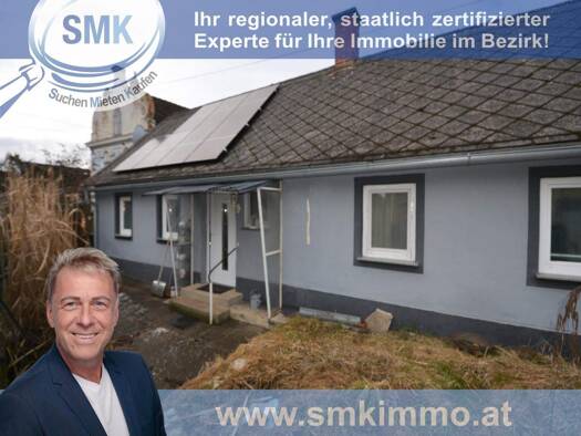 Einfamilienhaus zum Kauf 89.000 € 2 Zimmer 58 m² 370 m² Grundstück Groß-Siegharts 3812