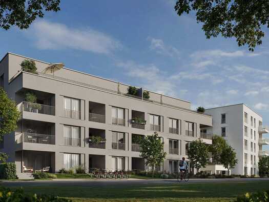 Wohnung zum Kauf - Erstbezug provisionsfrei 332.000 € 2 Zimmer 57,1 m² EG Ludwigsfeld Neu-Ulm 89231