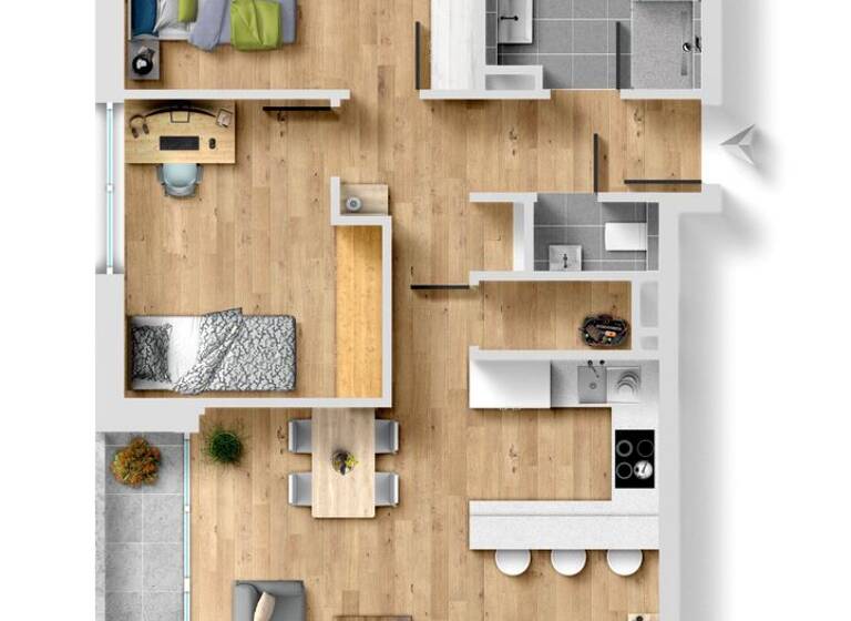 Wohnung zum Kauf 379.000 € 3 Zimmer 94,1 m² frei ab 01.05.2026 Künzelsau 74653