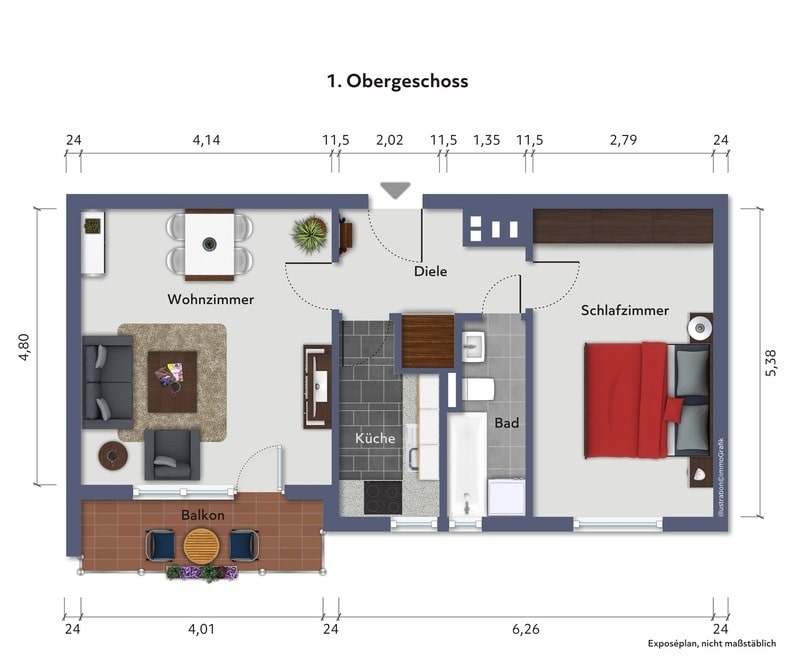 Wohnung zum Kauf 195.000 € 2 Zimmer 54 m²<br/>Wohnfläche 1.<br/>Geschoss Mariendorf Berlin 12105