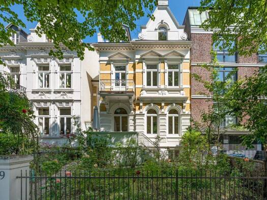 Villa zur Miete 8.400 € 11 Zimmer 350 m² Hohenfelde Hamburg 22087