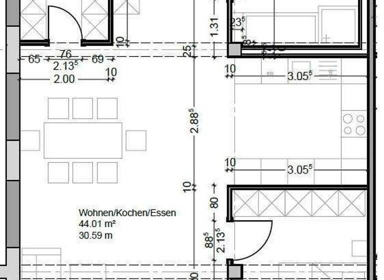 Wohnung zur Miete - Erstbezug 598 € 2 Zimmer 79,7 m² Luchplatz 1 Roßlau Dessau-Roßlau 06862