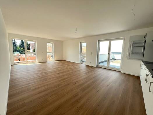 Wohnung zur Miete - Erstbezug 1.600 € 3 Zimmer 100 m² 1. Geschoss Möhrendorf Möhrendorf 91096