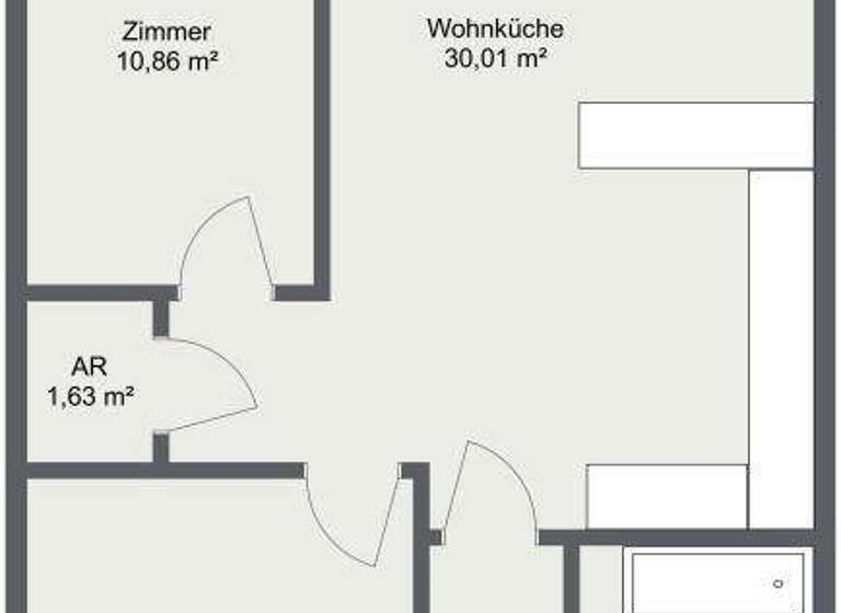 Wohnung zur Miete 500 € 2,5 Zimmer 70,1 m² 1. Geschoss frei ab 01.04.2026 Admont 8911