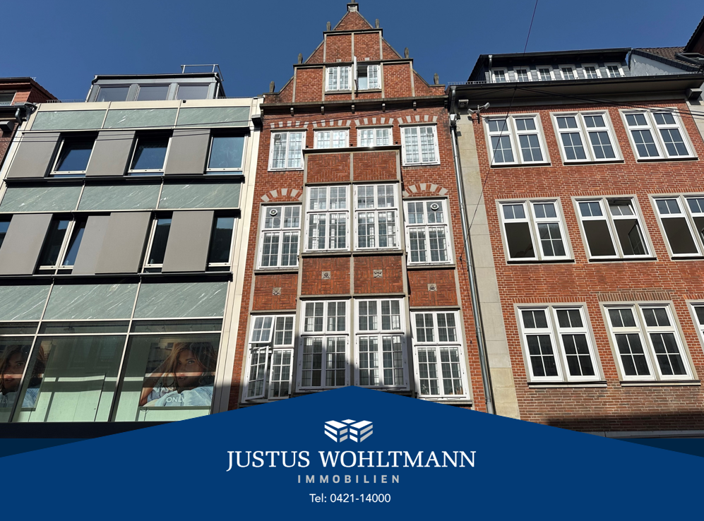 Wohnung zur Miete 550 € 2 Zimmer 50 m²<br/>Wohnfläche 4.<br/>Geschoss 01.02.2025<br/>Verfügbarkeit Sögestraße 54 Altstadt Bremen 28195