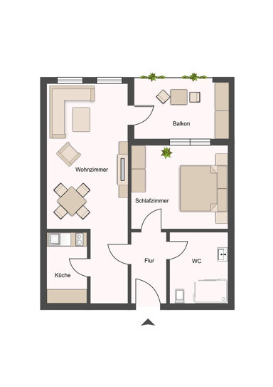 Wohnung zum Kauf 129.000 € 2 Zimmer 50,9 m² 2. Geschoss Übriges Stade Stade 21682