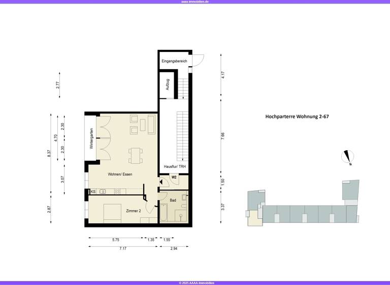 Wohnung zum Kauf 749.000 € 2 Zimmer 85,7 m²<br/>Wohnfläche 5.<br/>Geschoss Friedrichshain Berlin 10243