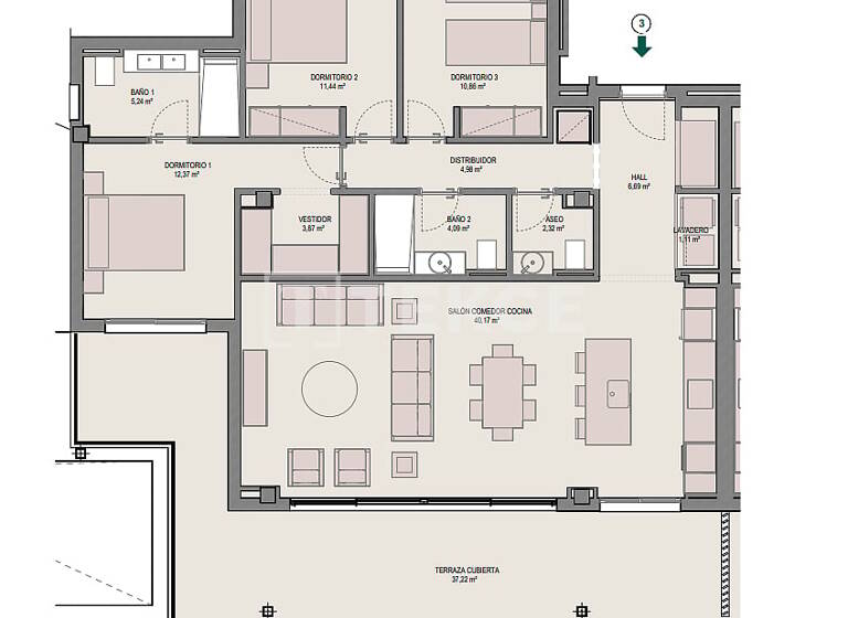 Studio zum Kauf 546.000 € 3 Zimmer 81 m² EG Málaga 29680