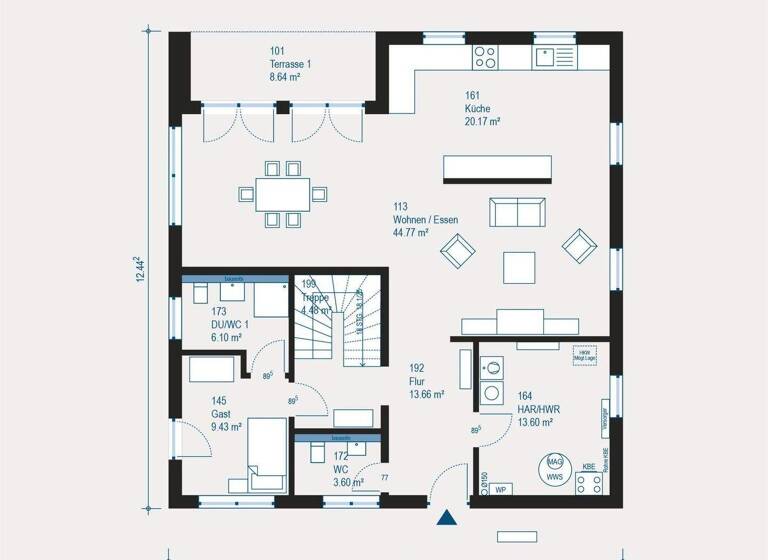 Villa zum Kauf 875.719 € 5 Zimmer 247,2 m² 408,5 m² Grundstück Hockenheim 68766
