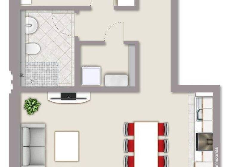 Wohnung zur Miete - Erstbezug 1.225 € 2 Zimmer 66 m² 1. Geschoss frei ab 01.04.2026 Centrum Münster 48155