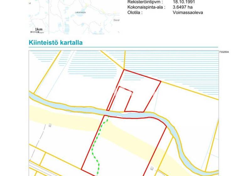Einfamilienhaus zum Kauf 169.000 € 4 Zimmer 122 m² 218.100 m² Grundstück Kuusikontie 1085 Tervola 95330