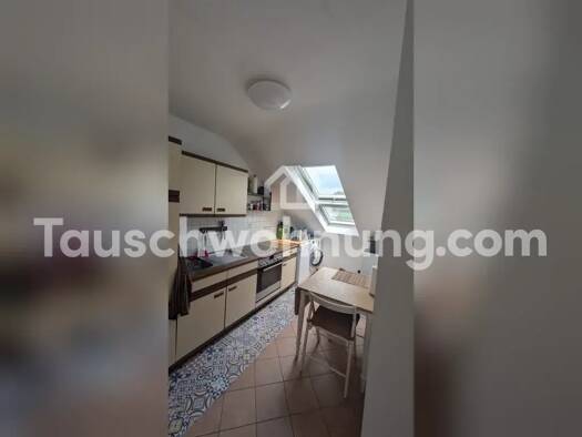 Wohnung zur Miete Tauschwohnung 930 € 2 Zimmer 46 m² Dachgeschoss, 6. Geschoss Sachsenhausen Frankfurt am Main 60594