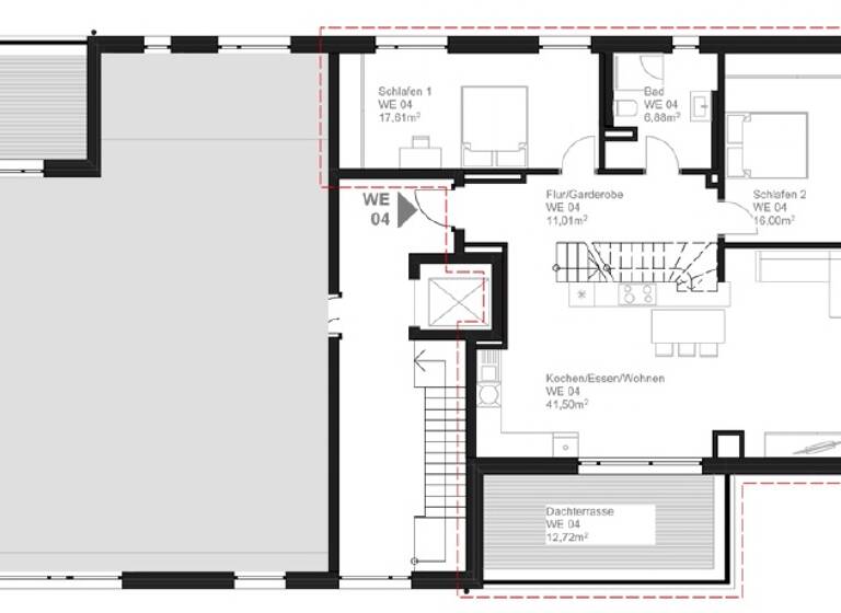 Penthouse zur Miete - Erstbezug 3.390 € 4 Zimmer 188 m² frei ab sofort Dachau 85221