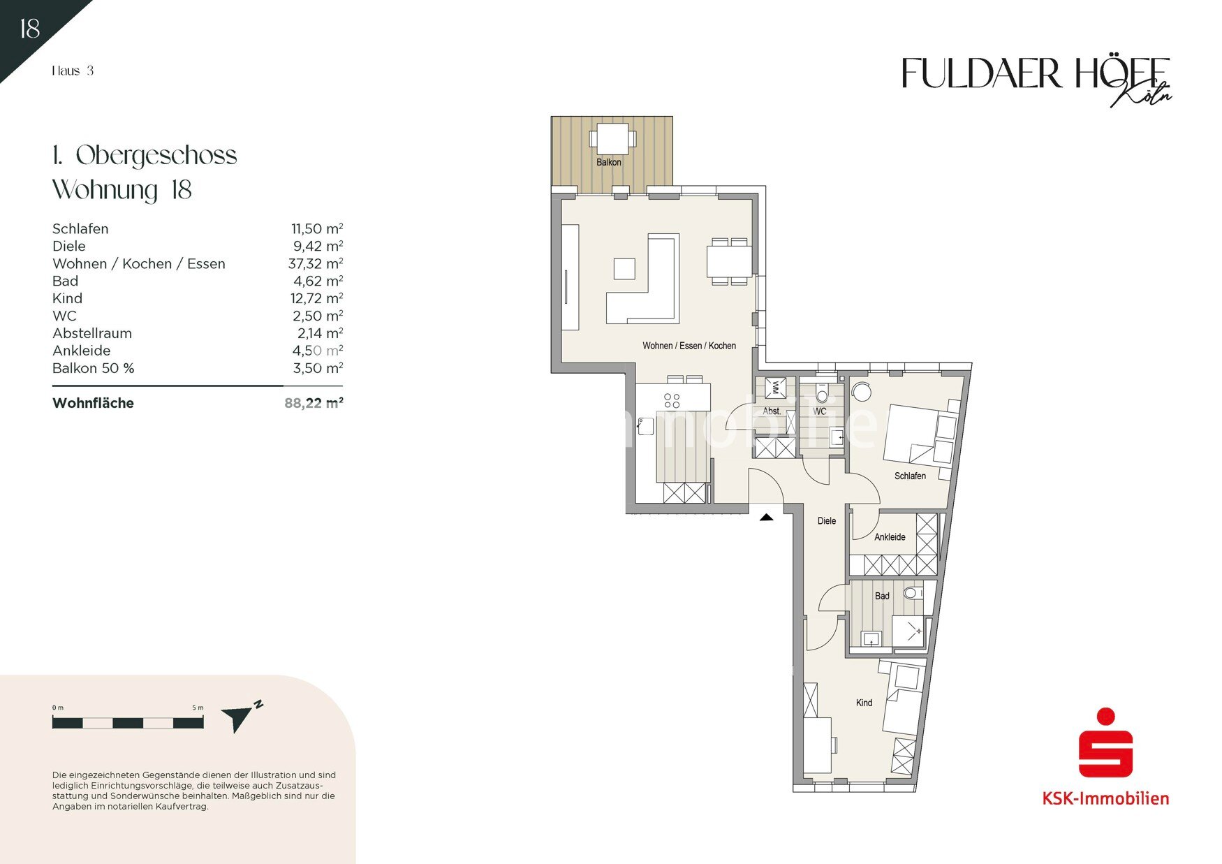 Wohnung zum Kauf 490.000 € 3 Zimmer 88,2 m²<br/>Wohnfläche 1.<br/>Geschoss Höhenberg Köln / Höhenberg 51103