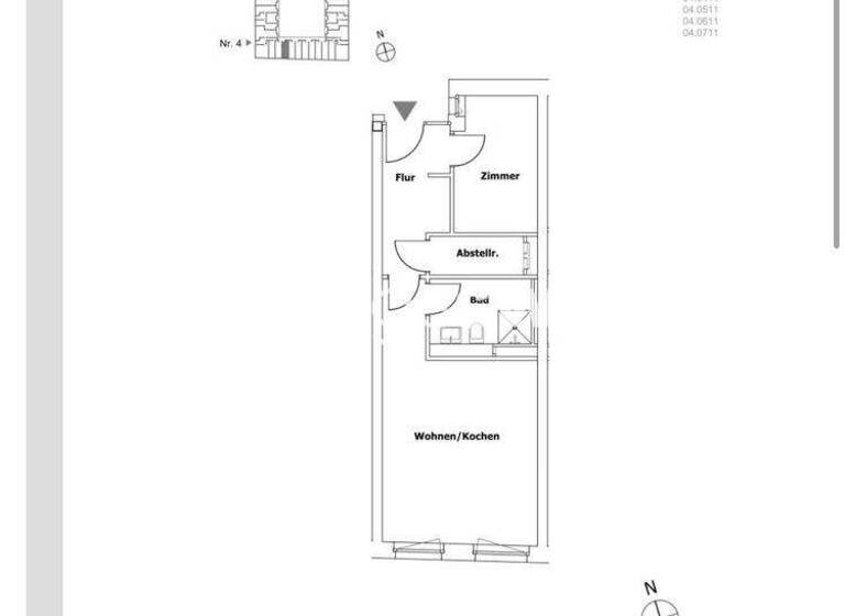 Wohnung zur Miete Tauschwohnung 428 € 2 Zimmer 46 m² 2. Geschoss Spandau Berlin 13587