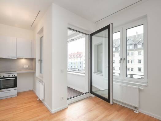Studio zur Miete 705 € 1 Zimmer 30,8 m² 1. Geschoss frei ab 01.09.2026 Hafenallee Kaiserlei Offenbach am Main 63067