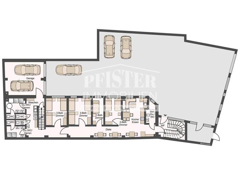 Gastronomie/Hotel zum Kauf 435.000 € 316,2 m² Gastrofläche Bamberg 96052