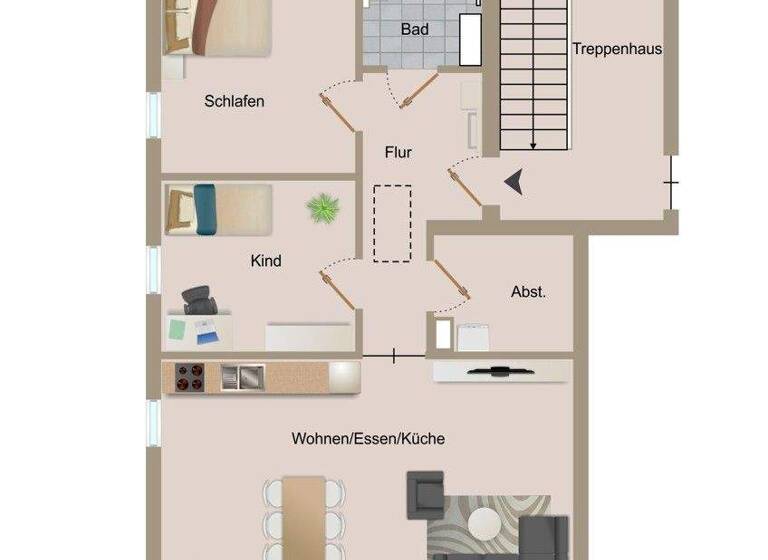Wohnung zum Kauf - Erstbezug provisionsfrei 277.200 € 3 Zimmer 77,5 m² 1. Geschoss Luisenstraße 6 Augustdorf 32832