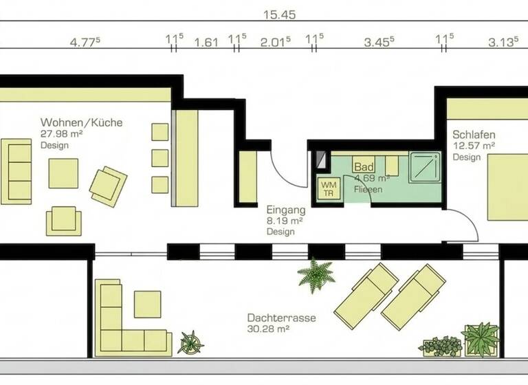 Wohnung zum Kauf 189.000 € 2 Zimmer 61 m² Nordhorn 48529