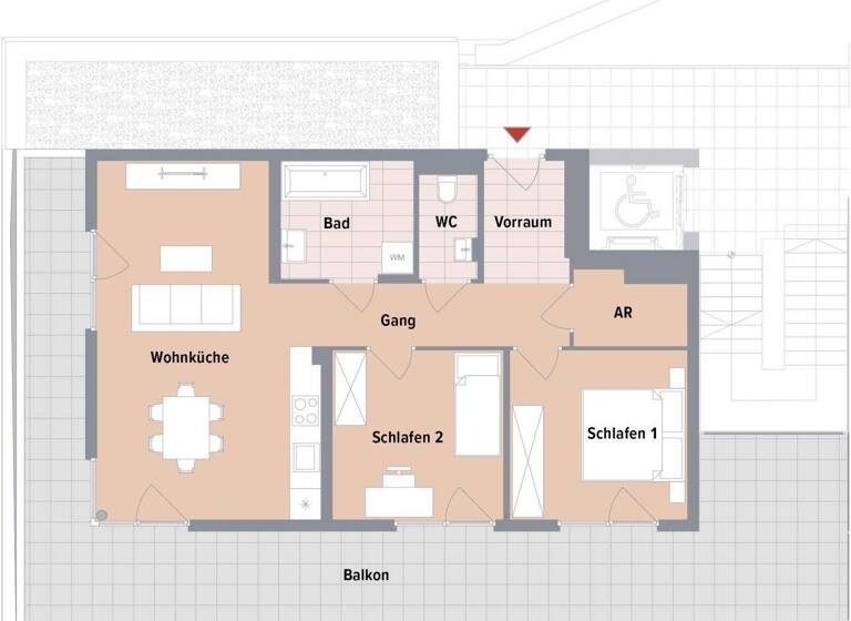 Wohnung zum Kauf - Erstbezug 332.400 € 3 Zimmer 70 m² 2. Geschoss Wetzelsdorf Graz 8053