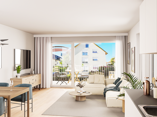 Wohnung zum Kauf - Neubau provisionsfrei als Kapitalanlage geeignet 544.000 € 3 Zimmer 74,3 m² teilbar ab 74,3 m² Breite Straße 15 Nufringen 71154