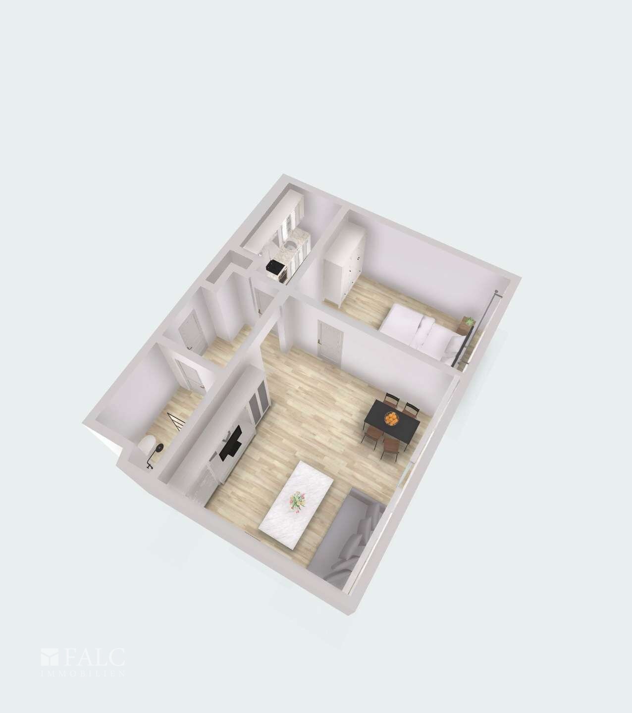 Immobilie zum Kauf als Kapitalanlage geeignet 169.000 € 2 Zimmer 48,5 m²<br/>Fläche Südstadt 30 Fürth 90763