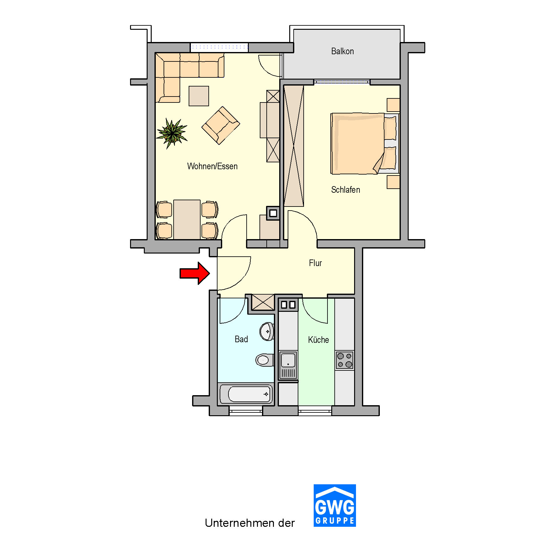 Wohnung zur Miete 677 € 2 Zimmer 56,4 m²<br/>Wohnfläche 1.<br/>Geschoss 01.02.2025<br/>Verfügbarkeit Mimosenweg 16 Sommerrain Stuttgart 70374