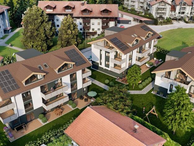 Wohnung zum Kauf - Erstbezug 579.000 € 3 Zimmer 86 m² EG Lambergstraße 15 Haslach Traunstein 83278
