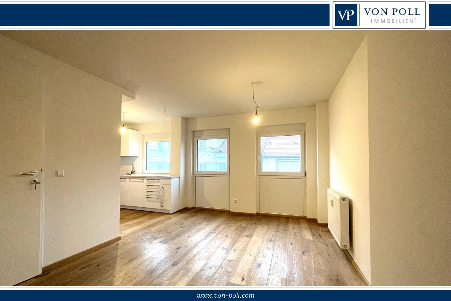 Wohnung zur Miete 660 € 2 Zimmer 44,9 m²<br/>Wohnfläche 4.<br/>Geschoss ab sofort<br/>Verfügbarkeit Südweststadt - Stadtviertel 042 Pforzheim 75173