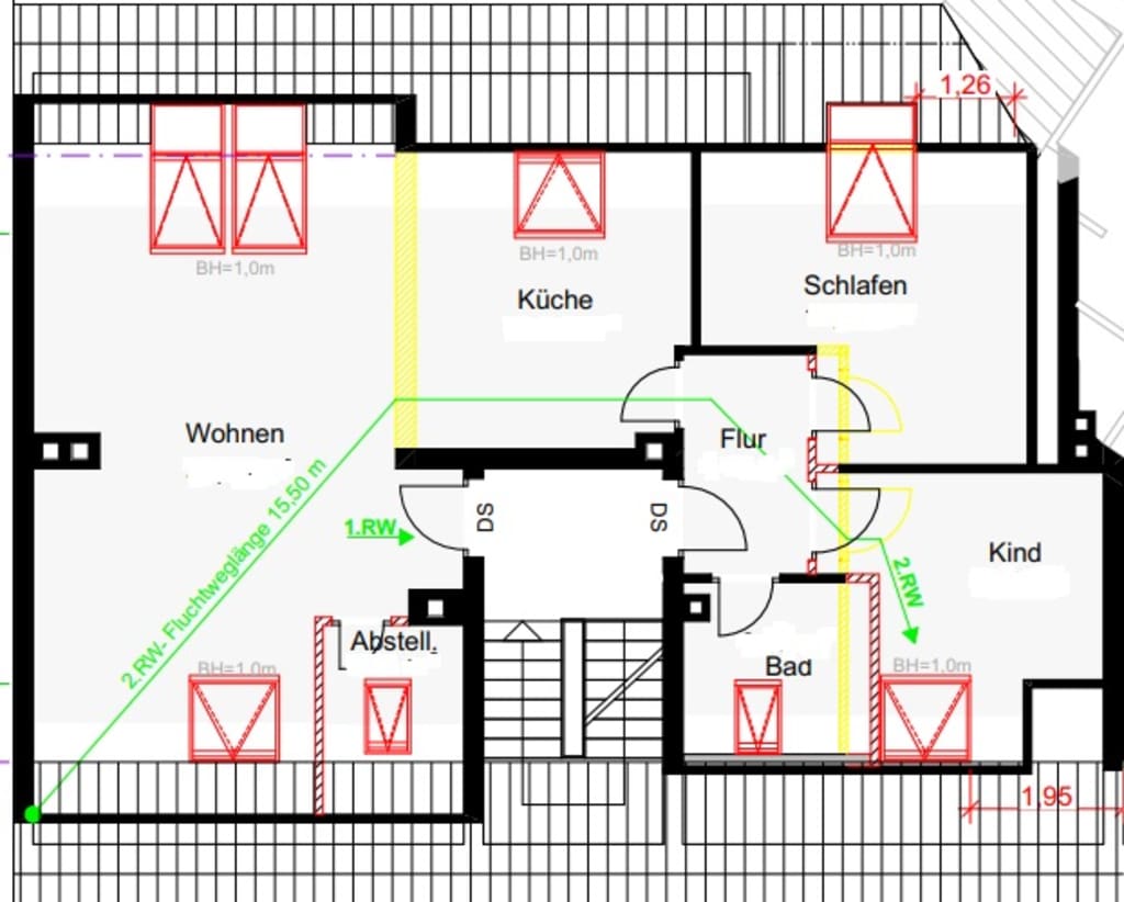 Wohnung zur Miete Wohnen auf Zeit 1.650 € 5 Zimmer 82 m²<br/>Wohnfläche ab sofort<br/>Verfügbarkeit Clausthaler Straße Frohnhausen Essen 45145