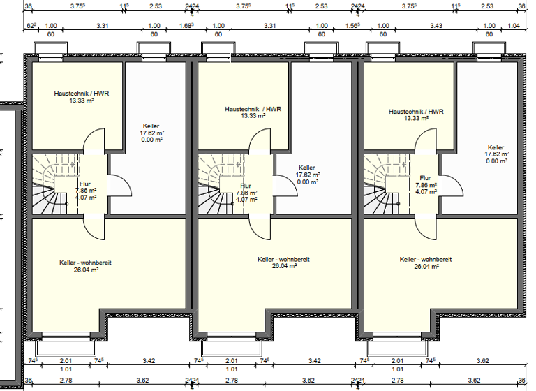 Reihenmittelhaus zum Kauf provisionsfrei 799.000 € 7 Zimmer 191,6 m² 168 m² Grundstück Rot Sankt Leon-Rot 68789