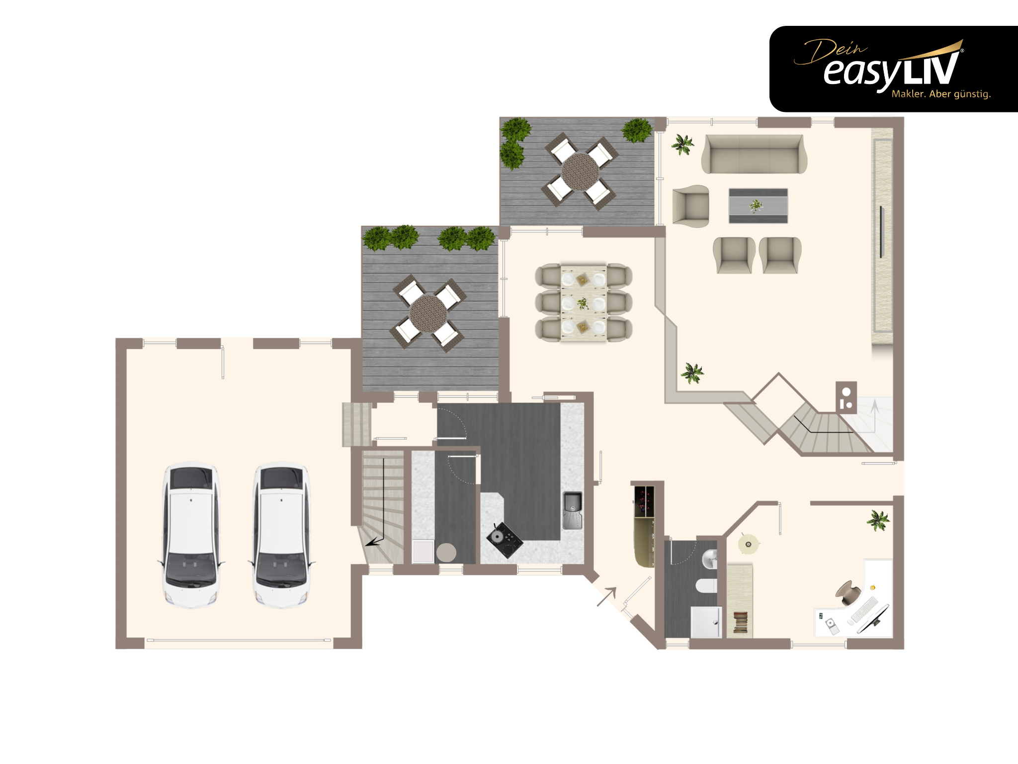 Doppelhaushälfte zum Kauf 679.000 € 5 Zimmer 162,2 m²<br/>Wohnfläche 613 m²<br/>Grundstück Ottenheim Schwanau 77963