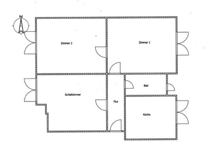 Wohnung zur Miete 499 € 3 Zimmer 65 m²<br/>Wohnfläche 4.<br/>Geschoss Grabenstr. 211 Neudorf - Süd Duisburg 47057