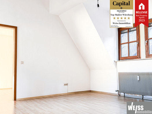 Maisonette zur Miete 990 € 3 Zimmer 62 m² 3. Geschoss Neubaustraße 46 Altstadt Würzburg 97070