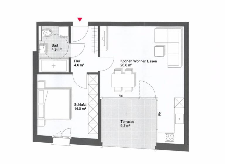 Wohnung zum Kauf 349.000 € 2 Zimmer 51 m² Hörbranzerstraße 1b, Top 12 Lochau 6911