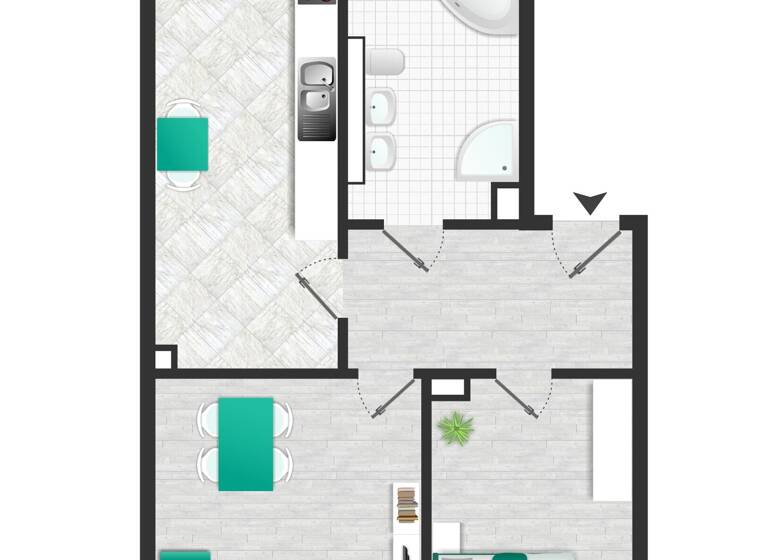 Wohnung zum Kauf 175.000 € 2 Zimmer 62,5 m²<br/>Wohnfläche 1.<br/>Geschoss Gohlis-Mitte Leipzig 04157