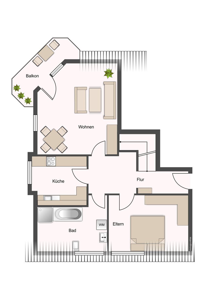 Penthouse zur Miete 730 € 4 Zimmer 99,6 m²<br/>Wohnfläche 01.05.2025<br/>Verfügbarkeit Hardegsen Hardegsen 37181