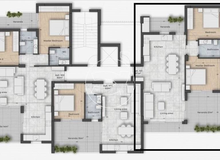 Wohnung zum Kauf 510.000 € 4 Zimmer 110 m² Yermasogia