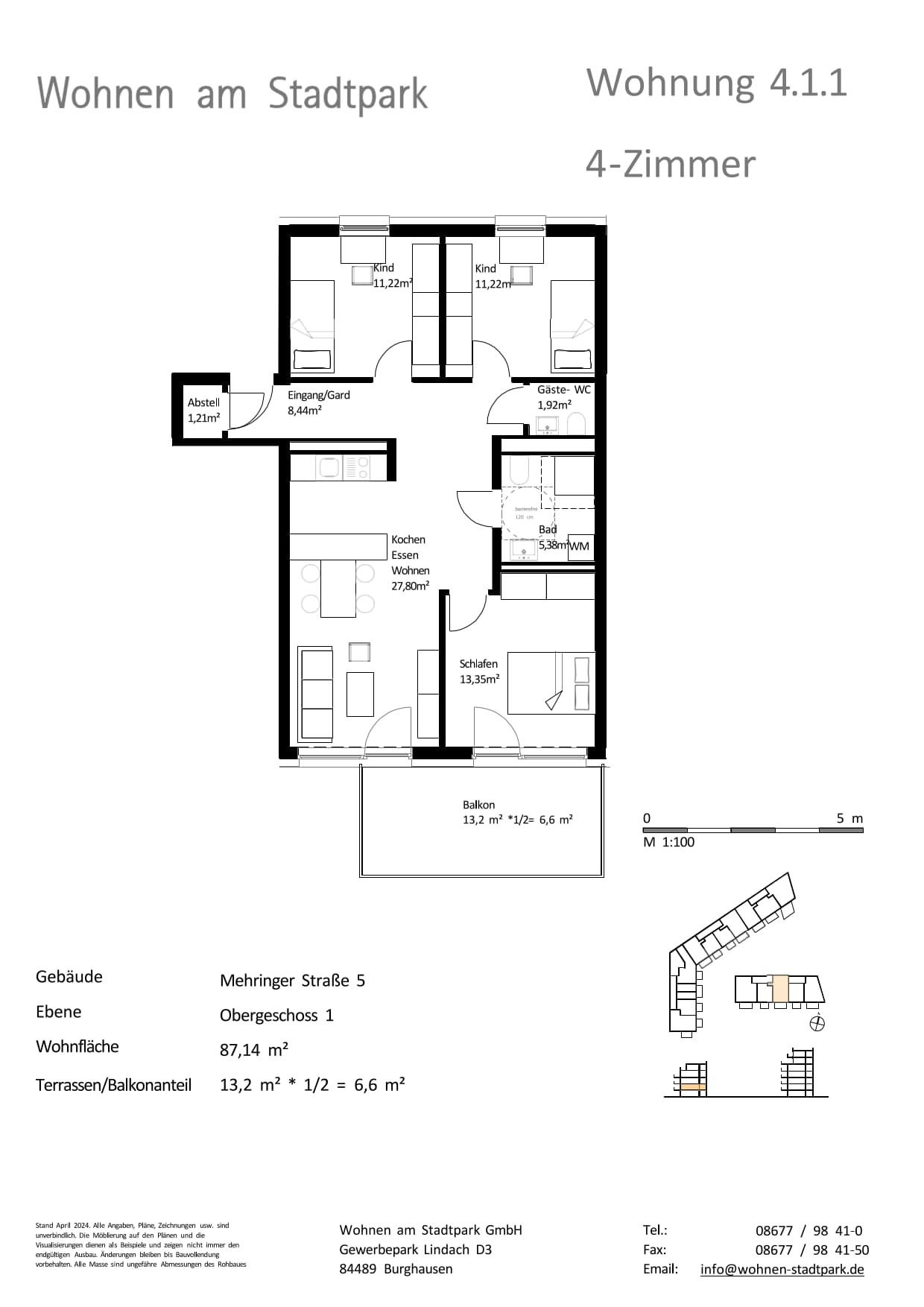 Wohnung zum Kauf provisionsfrei als Kapitalanlage geeignet 483.000 € 4 Zimmer 87,1 m²<br/>Wohnfläche Mehringer Straße 3 Burghausen Burghausen 84489